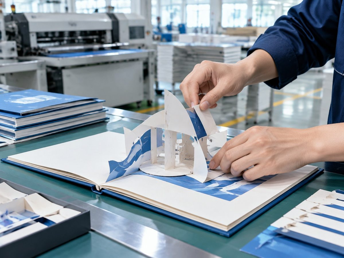 Pop-up, 3D & Touch-and-Feel Book Printing production details