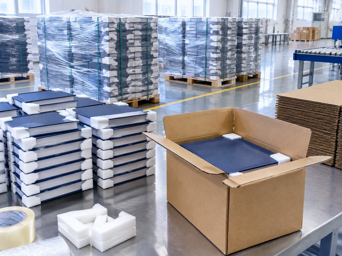Hardcover Book Printing packed for export shipping