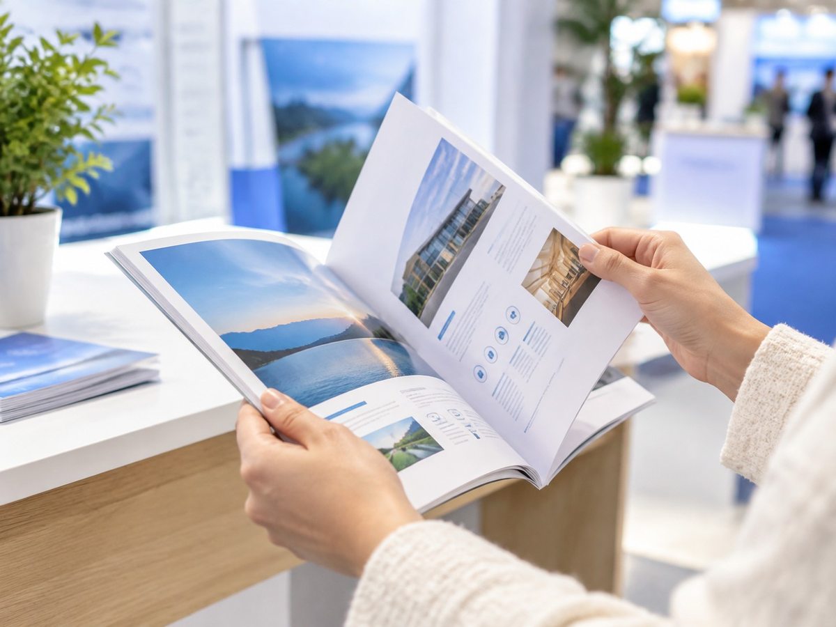 Saddle Stitch Booklet Printing in real use