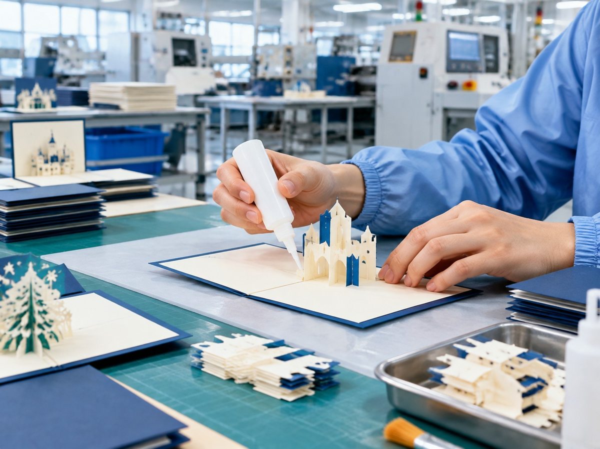 Custom 3D Pop-up Card Printing production details