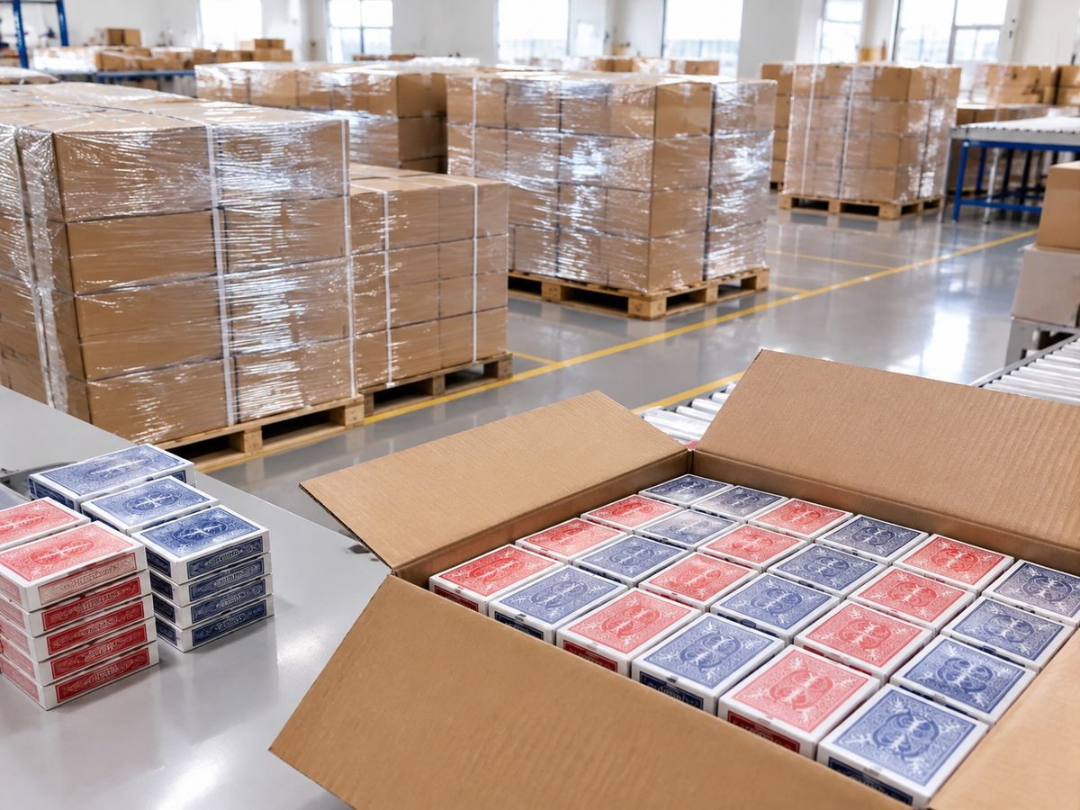 Custom Playing Cards & Card Game Printing packed for export shipping