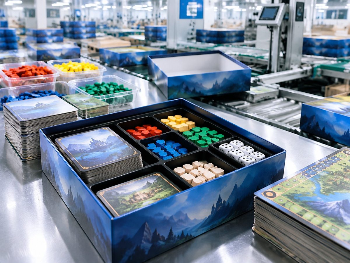 Custom Board Game Printing production details