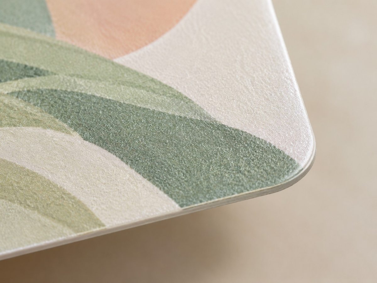 Custom Affirmation Card Printing material and craftsmanship close-up