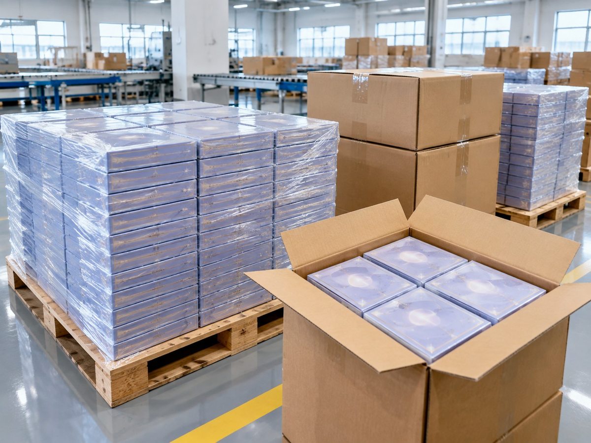 Custom Affirmation Card Printing packed for export shipping