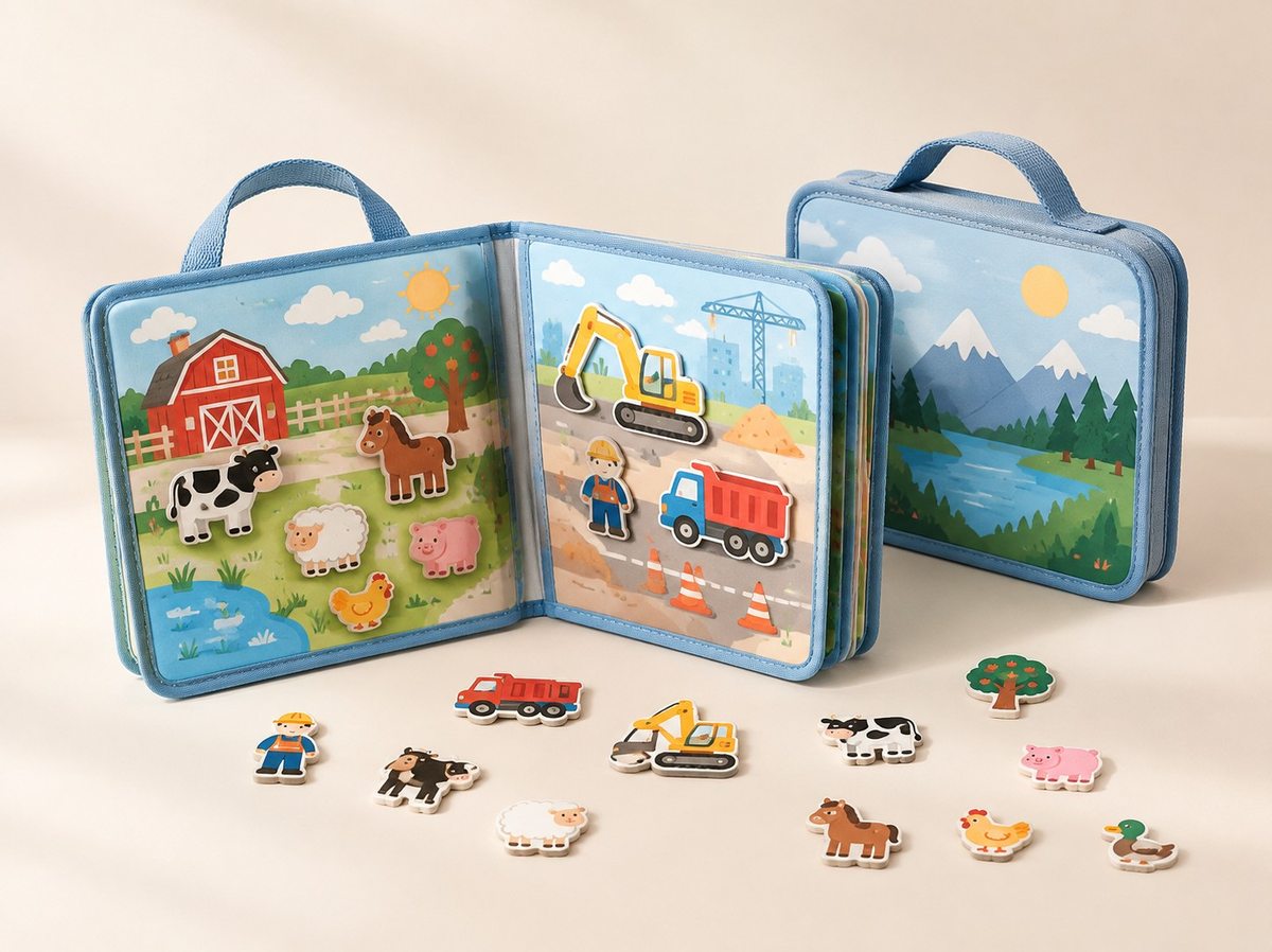 Magnetic Busy Book for Toddlers